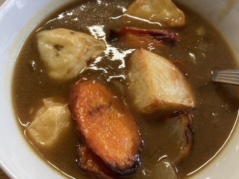 お刺身甘エビの殻でスープカレー